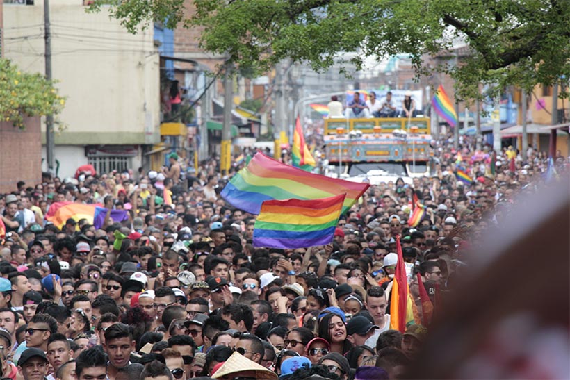 Marcha orgullo LGBT Medell&iacute;n 2015