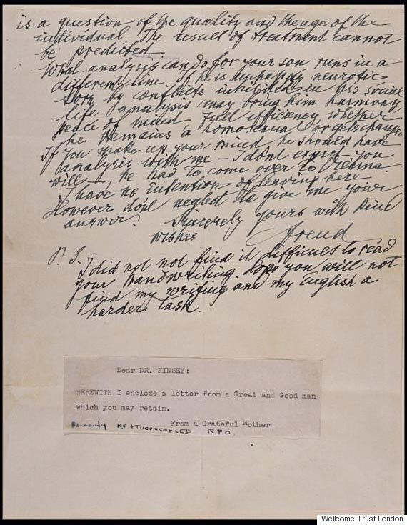 La carta que Sigmund Freud le escribi&oacute; a una madre sobre su hijo homosexual