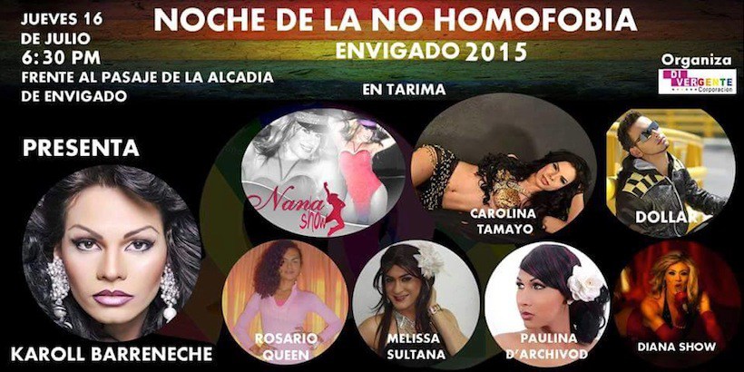 Noche de la No Homofobia en Envigado