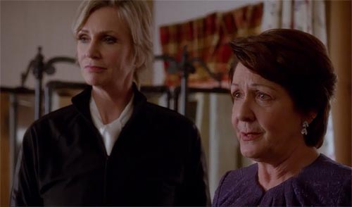 Sue Sylvester y Alma Lopez
