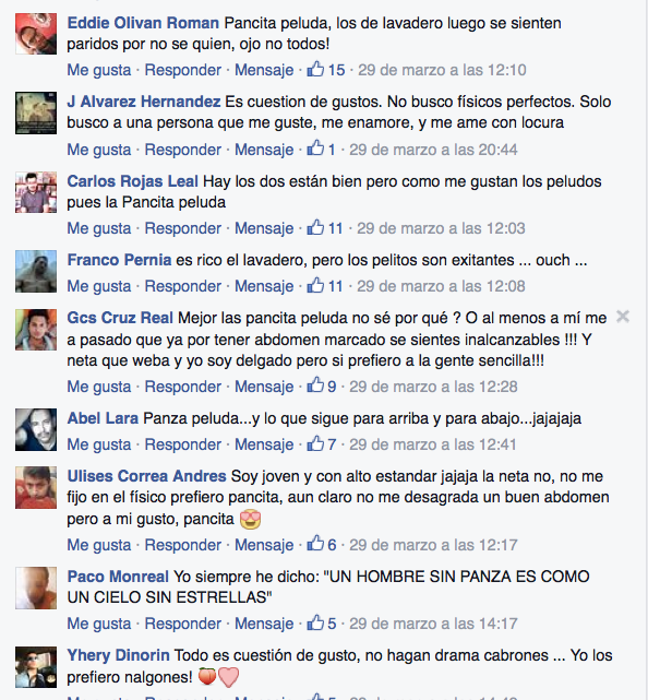 Comentarios sobre votacion de abdomen