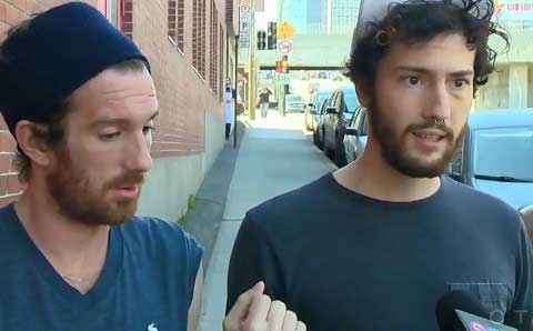 Simon y Sebastien, Pareja gay agredida en Montreal