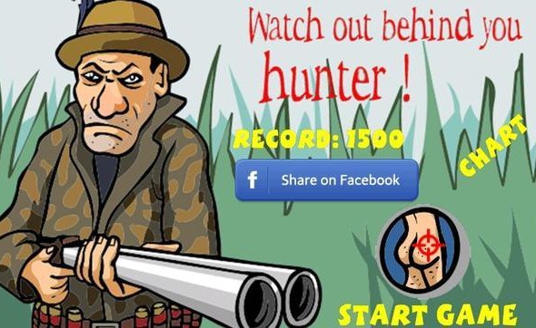 Watch out behind you hunter!