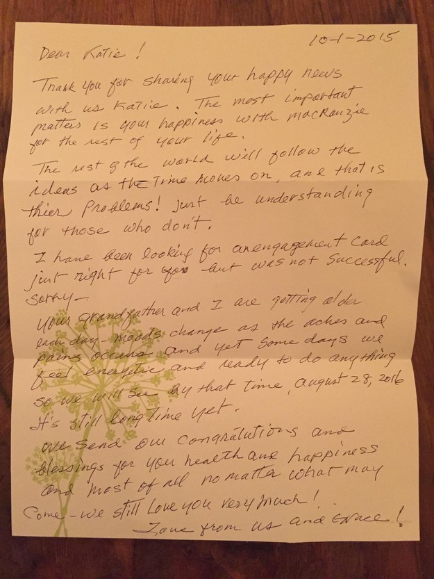 Carta de abuela a su nieta lesbiana