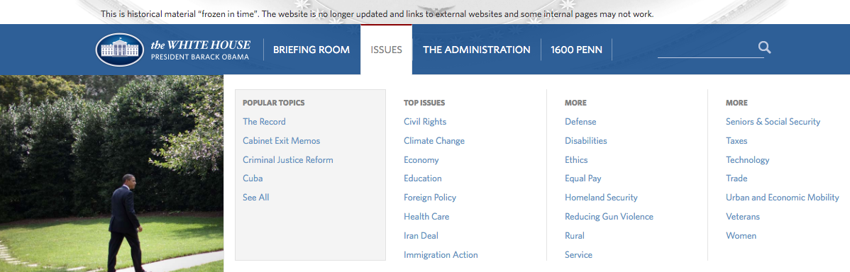Casa Blanca Presidente Obama Web