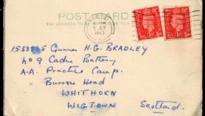 Cartas de amor entre dos soldados durante Segunda Guerra Mundial