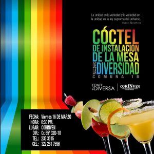 Comuna 16, Se instal&oacute; la Mesa de la Diversidad de la Comuna 16 de Medell&iacute;n, El Poblado en Historias