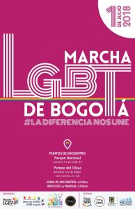 marcha del orgullo gay en colombia 2018 - bogota