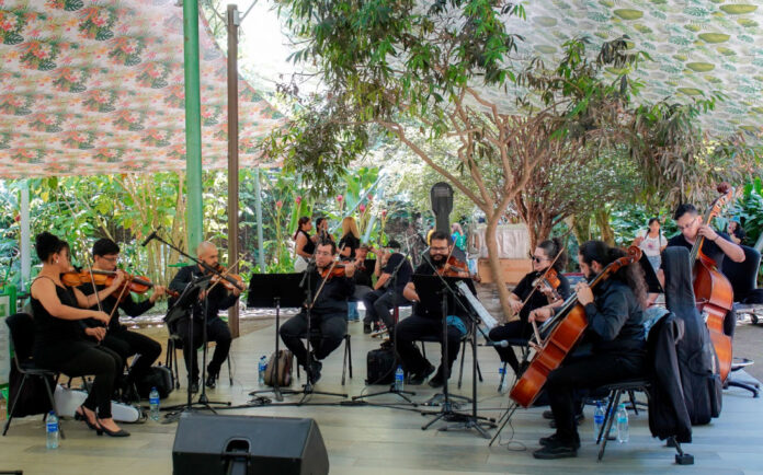 Familias disfrutan de la jornada Coolturízate en el parque La Presidenta de El Poblado con actividades culturales y recreativas.