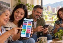 Presupuesto Participativo: votar es decidir qué necesita El Poblado Personas de distintas generaciones votan desde sus celulares en la sala de una casa, mientras revisan el tarjetón de Presupuesto Participativo de la Comuna 14 - El Poblado.